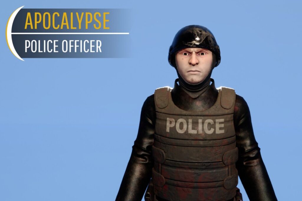 Police Tactical Officer  Realistic 3D Character   Characters   Unity Asset Store