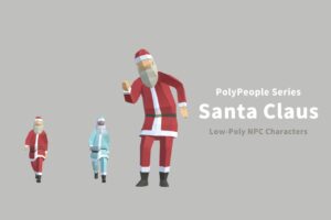 PolyPeople Series   Santa Claus   3D Characters   Unity Asset Store