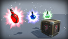 Unity Asset Soldier | 【無料】Potions Coin And Box of Pandora Pack：ファンタジーRPGに最適な3D小道具セット