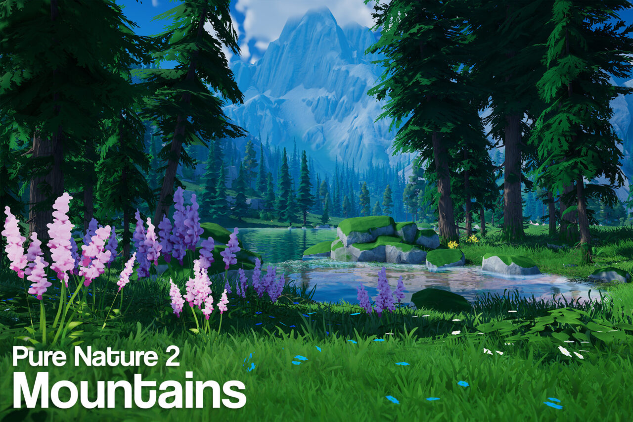 Unity Asset Soldier | Pure Nature 2 : Mountains – 幻想的で美しいスタイライズドな山の自然環境アセット Unity Asset Soldier | Pure Nature 2 : Mountains – 幻想的で美しいスタイライズドな山の自然環境アセット