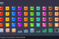 Unity Asset Soldier | 【無料】Puzzle Blocks Icon Pack：パズルやマッチ3に最適な高品質2Dアイコン素材集
