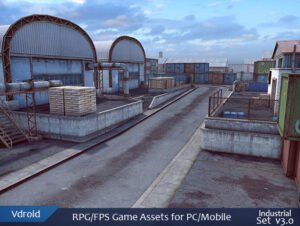 RPG FPS Game Assets for PC Mobile  Industrial Set v3.0    3D Industrial   Unity Asset Store
