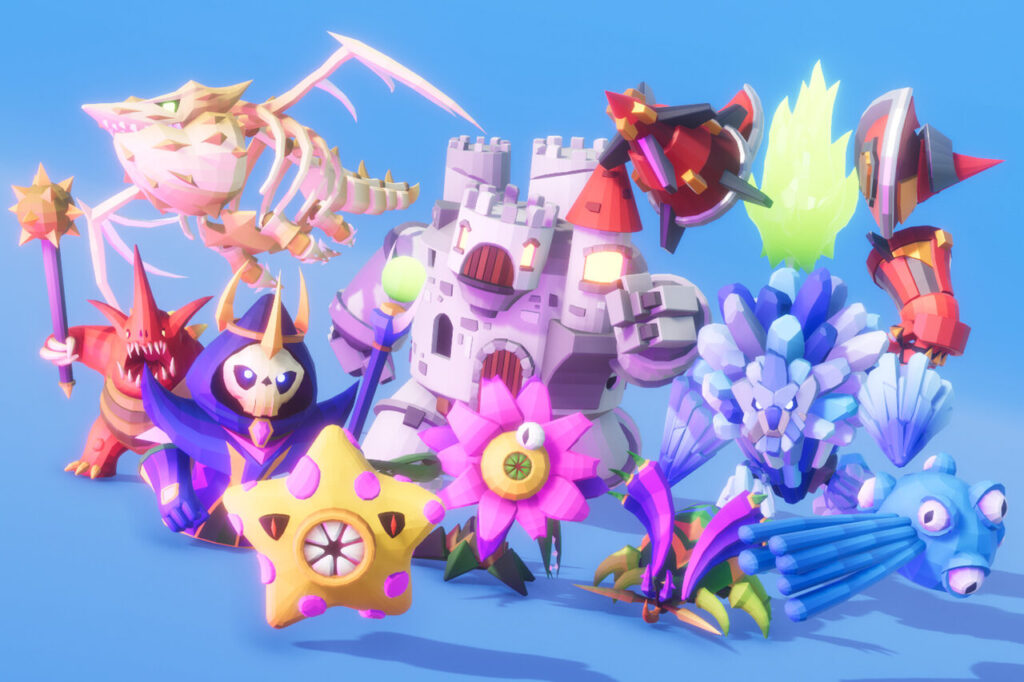 RPG Monster Wave 4 Polyart   3D Creatures   Unity Asset Store