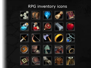 RPG inventory icons   2D Icons   Unity Asset Store