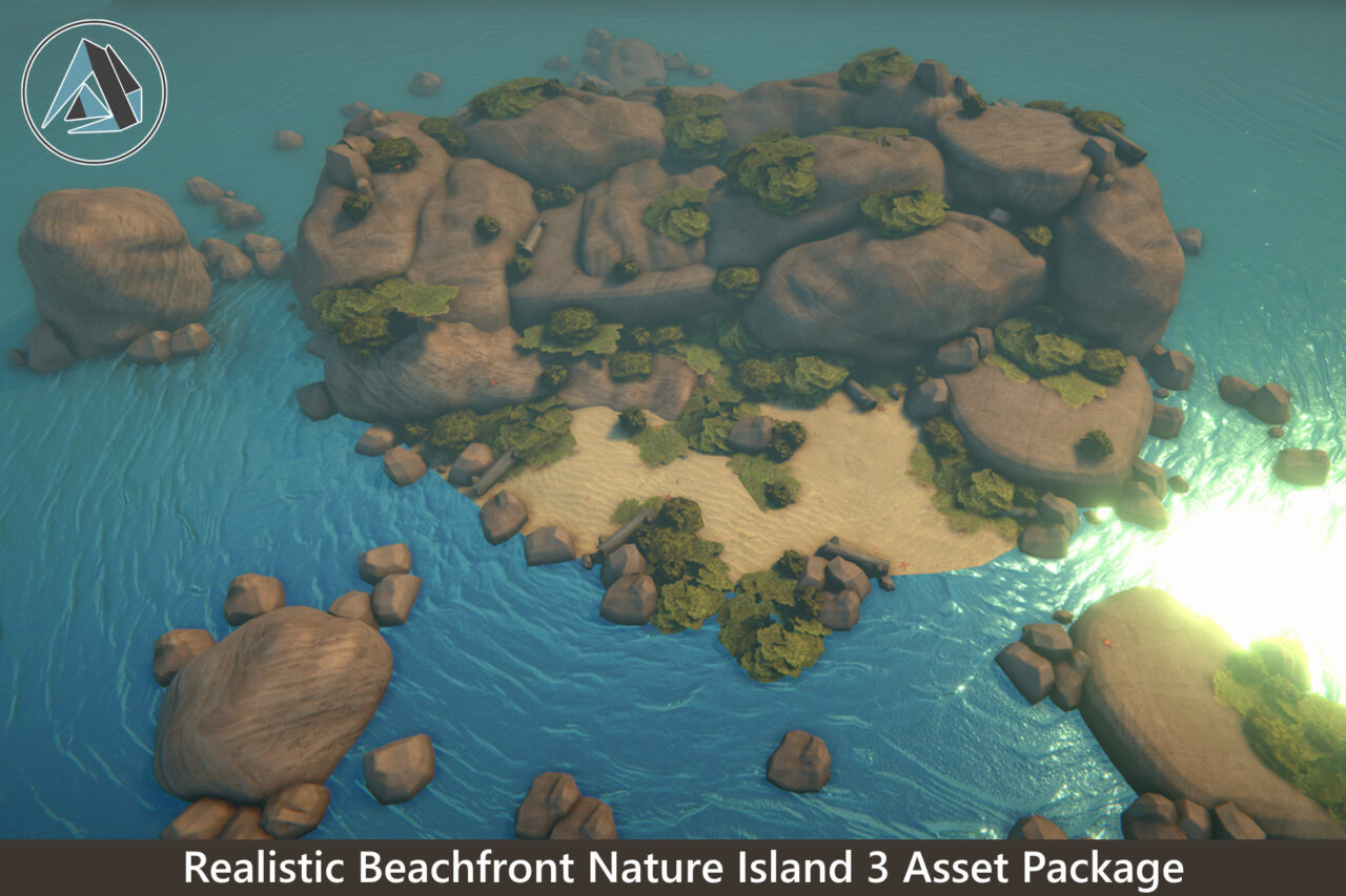 Unity Asset Soldier | 【SALE】 Realistic Beachfront Nature Island 3 Asset Package 自然豊かな海辺 50％オフ 2026年1月23日まで