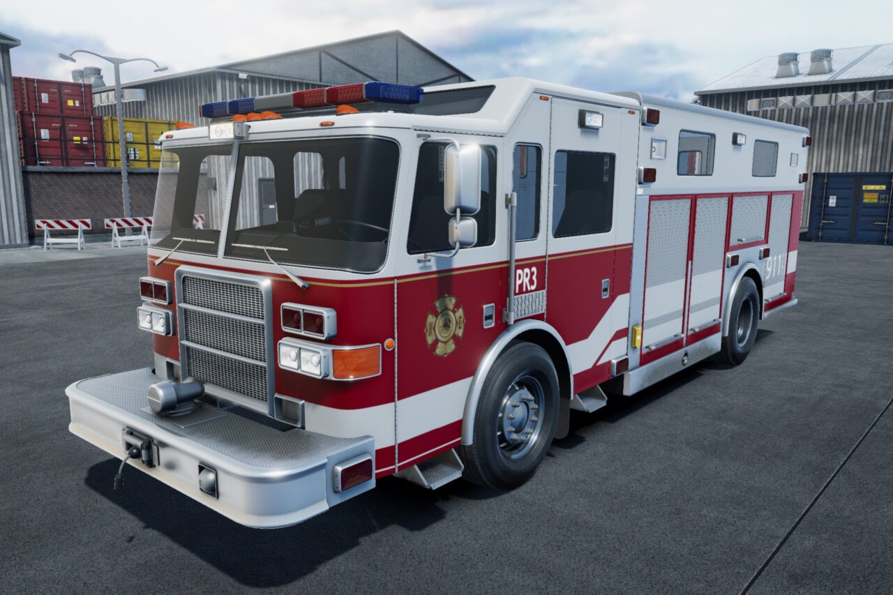 Resque truck   3D Vehicles   Unity Asset Store