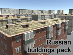 Russian buildings pack   3D Urban   Unity Asset Store