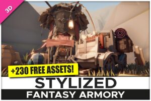 STYLIZED Fantasy Armory   Low Poly 3D Art   3D Fantasy   Unity Asset Store