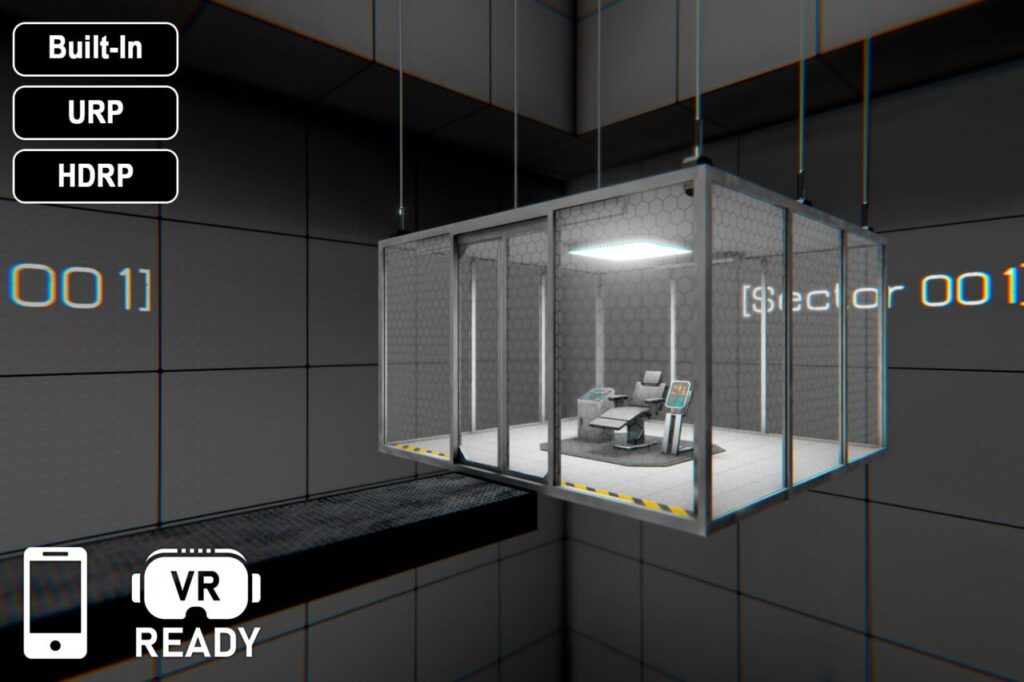 Sci Fi Floating Prison   3D Environments   Unity Asset Store