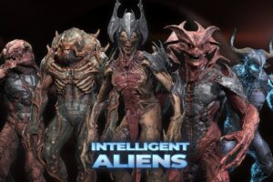 Sci Fi Intelligent Aliens    Game Bundle   3D Humanoids   Unity Asset Store
