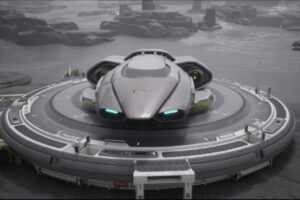 Sci Fi Space Cruiser   with Interior    3D Space   Unity Asset Store