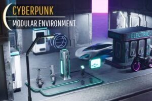 Sci Fi Street Modular   3D Sci Fi   Unity Asset Store