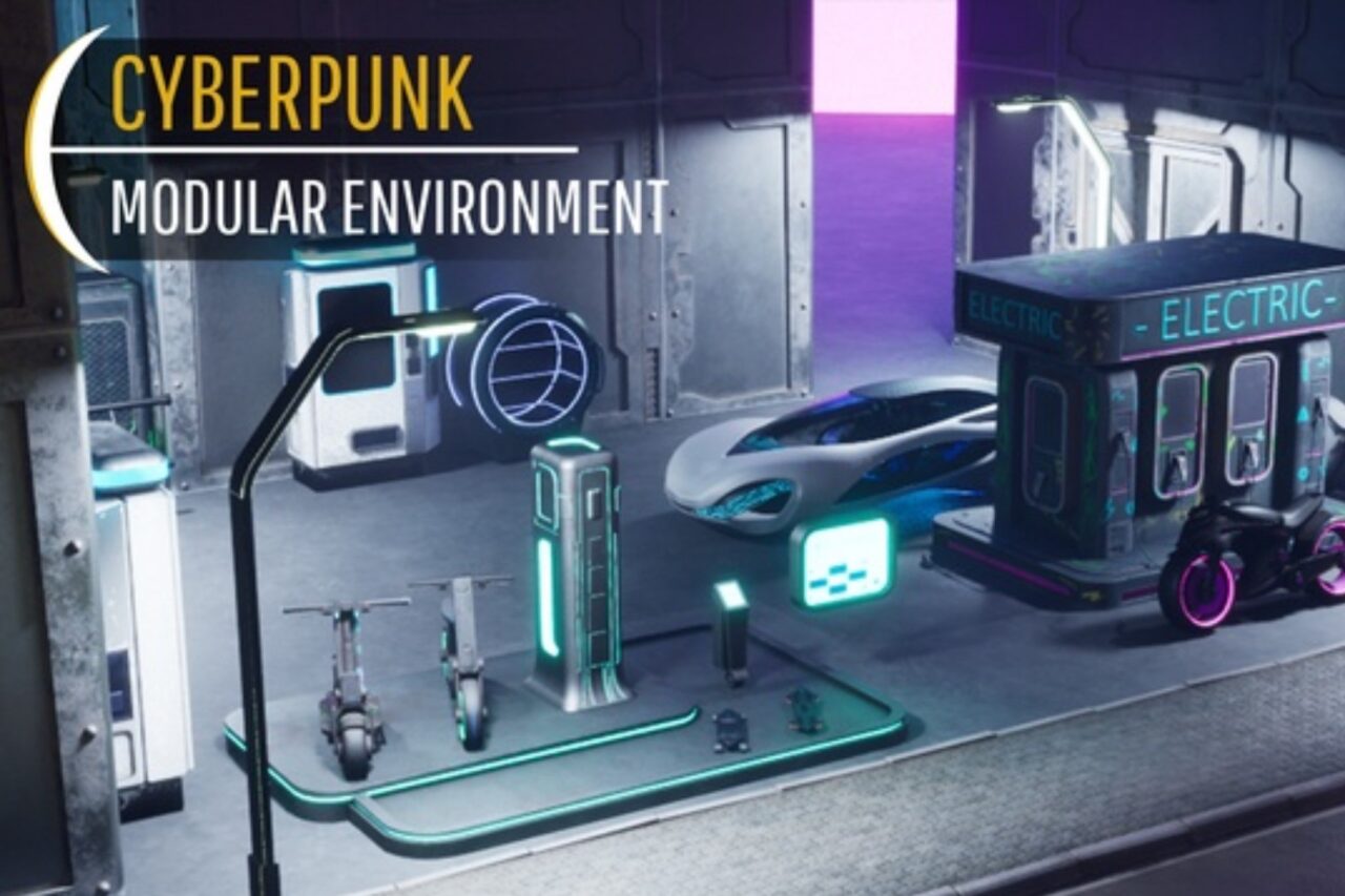 Sci Fi Street Modular   3D Sci Fi   Unity Asset Store