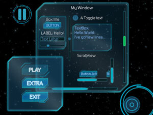 Sci fi GUI skin   2D GUI   Unity Asset Store