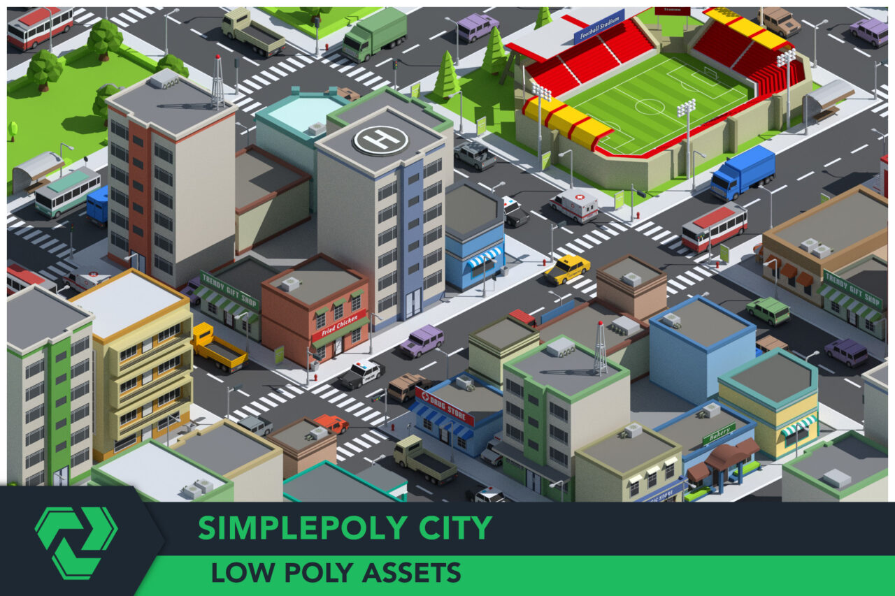 Unity Asset Soldier | 【無料】SimplePoly City – Low Poly Assets:街づくりに必要な低ポリゴン 3D モデル素材集 Unity Asset Soldier | 【無料】SimplePoly City – Low Poly Assets:街づくりに必要な低ポリゴン 3D モデル素材集
