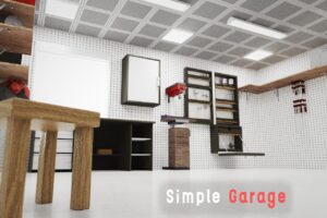 Simple Garage   3D Interior   Unity Asset Store