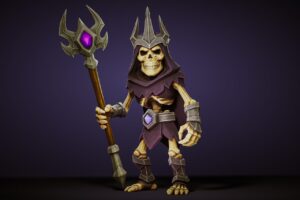 Skeleton Necromancer   Characters   Unity Asset Store