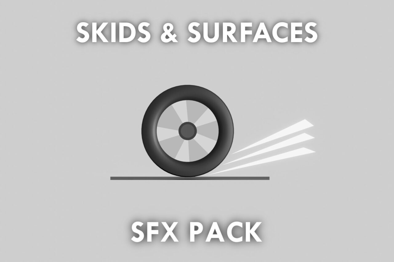 Unity Asset Soldier | 【SALE】 Skids & Surfaces – SFX Pack 走行音とスリップ音のサウンド素材集!30%オフ 2026年1月21日まで Unity Asset Soldier | 【SALE】 Skids & Surfaces – SFX Pack 走行音とスリップ音のサウンド素材集!30%オフ 2026年1月21日まで