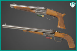Small Medium Shotgun Silver Single Mat URP HDRP Textures   3D Guns   Unity Asset Store