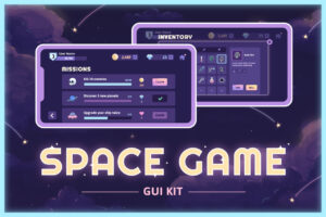 Space Game GUI kit   2D Icons   Unity Asset Store