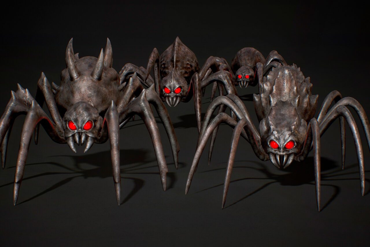 Spider H Pack Characters Unity Asset Store