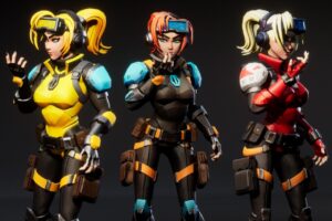 Spy Girl 01   3D Characters   Unity Asset Store