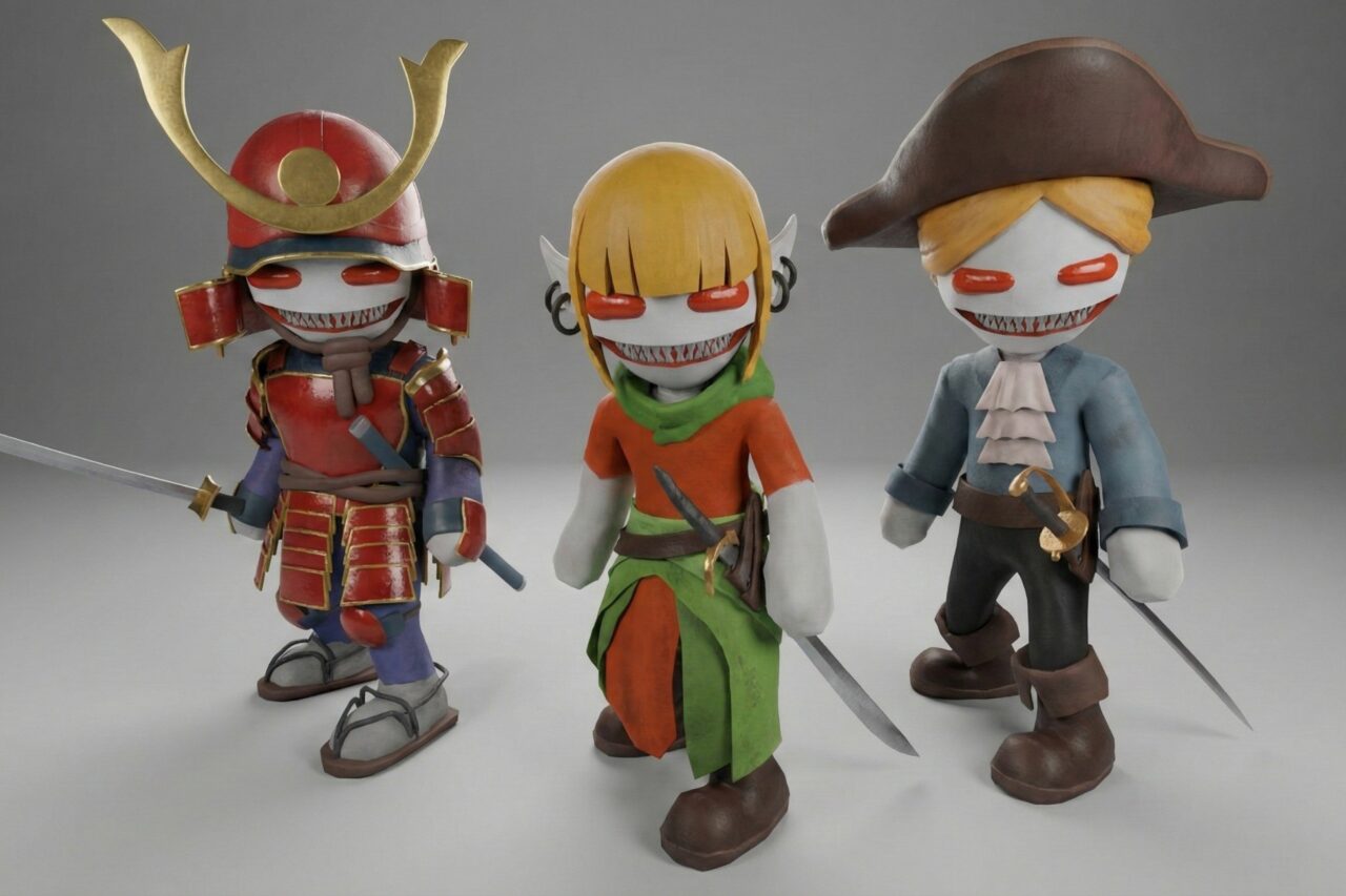 Stickman  Fantasy Crew Pack   3D Humanoids   Unity Asset Store