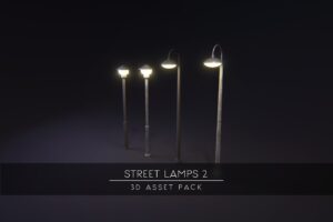 Street Lamps 2   3D Exterior   Unity Asset Store