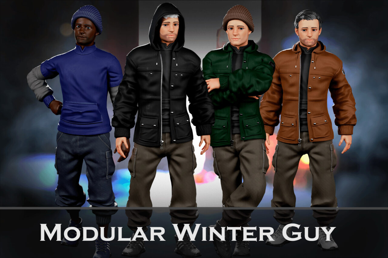 Unity Asset Soldier | 【SALE】 Streetwear Winter Guy 服装変更可能な男性キャラ 50%オフ 2026年1月20日まで Unity Asset Soldier | 【SALE】 Streetwear Winter Guy 服装変更可能な男性キャラ 50%オフ 2026年1月20日まで