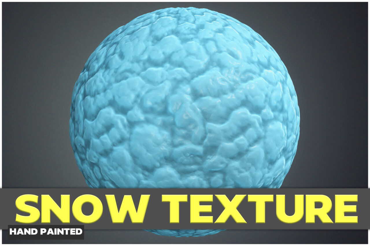 Unity Asset Soldier | 【無料】Stylize Snow Texture：冬のシーンに最適な手描き風の高品質な雪テクスチャ