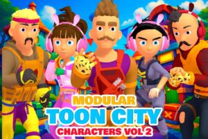 Stylized Battle Characters Vol.2   3D Humanoids   Unity Asset Store