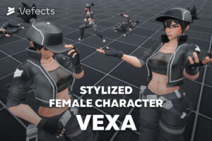 Stylized Character Female   3D Humanoids   Unity Asset Store