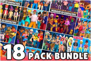Stylized Characters Bundle   3D Humanoids   Unity Asset Store