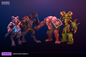 Stylized Fantasy Creatures Bundle  2   3D Creatures   Unity Asset Store