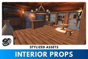 Stylized Fantasy Interior Props   3D Interior   Unity Asset Store