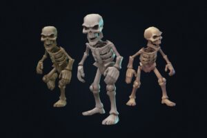 Stylized Free Skeleton   3D Creatures   Unity Asset Store