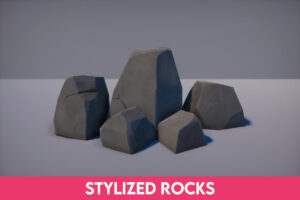 Stylized Low Poly Rocks   3D Landscapes   Unity Asset Store
