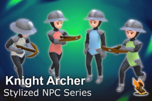Stylized NPC   Knight Archer   Characters   Unity Asset Store