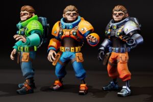 Stylized Sloth Engineer 01   3D Characters   Unity Asset Store