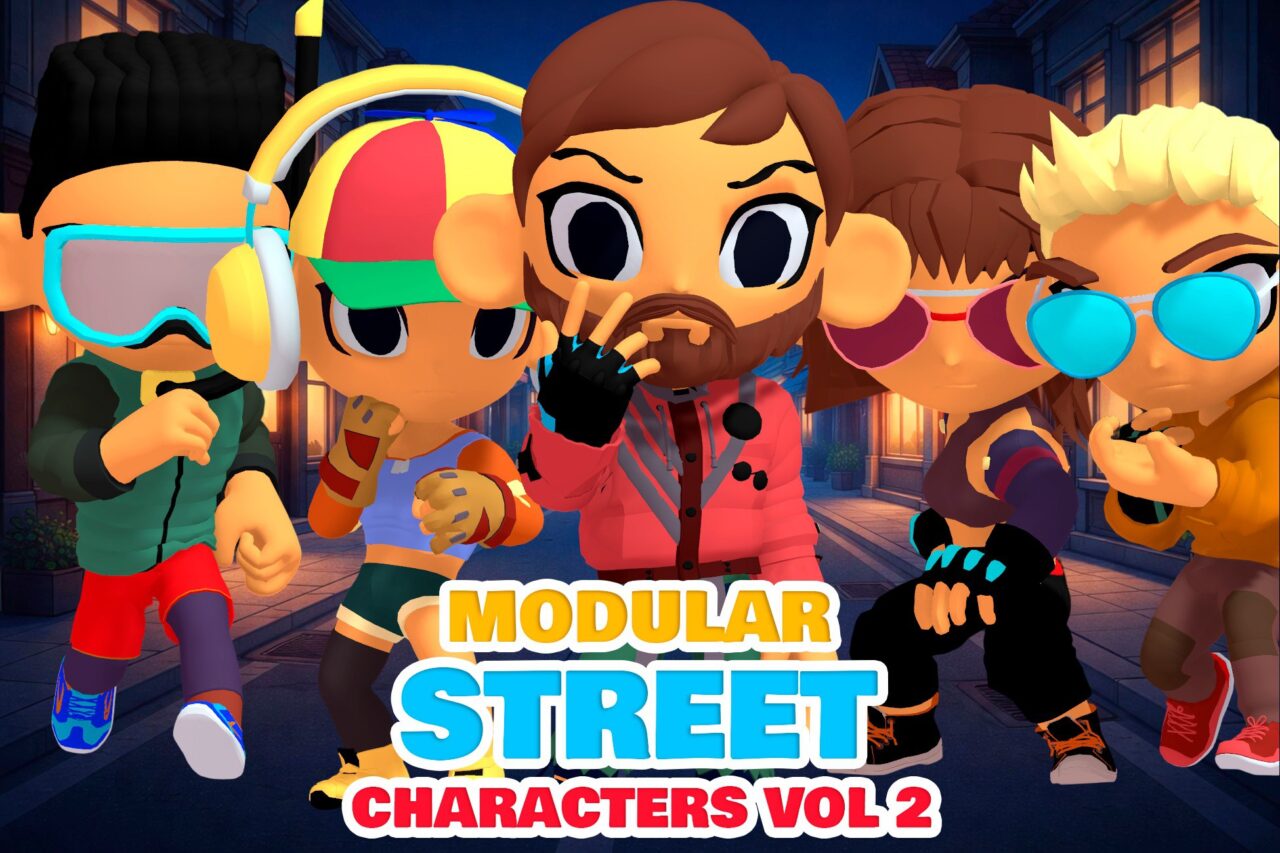 Stylized Street Characters Vol 2   3D Humanoids   Unity Asset Store