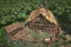 Stylized fantasy pagan village Demo   3D Fantasy   Unity Asset Store