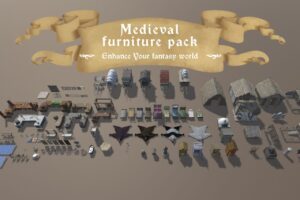 TACK Project   Medieval Furniture Pack   3D Furniture   Unity Asset Store