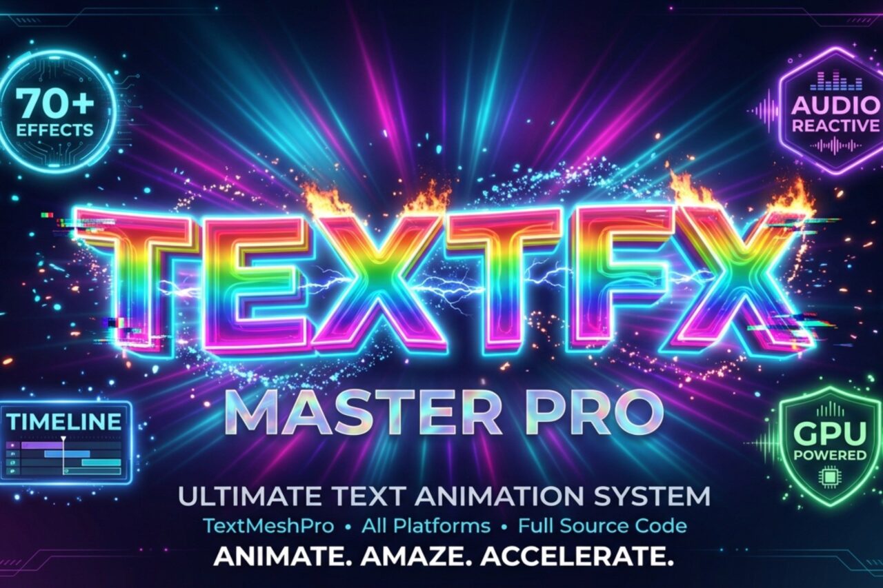 TextFX Master   50  Animated Text Presets   2D Fonts   Unity Asset Store