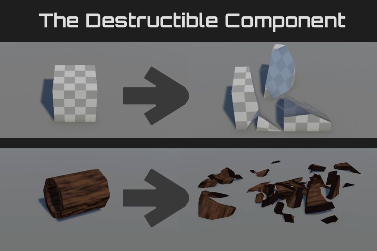 The Destructible Component Modeling Unity Asset Store