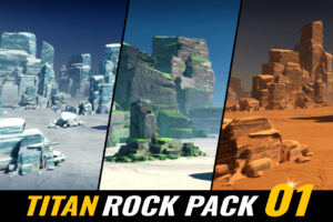 Titan Rock Pack 01   3D Environments   Unity Asset Store