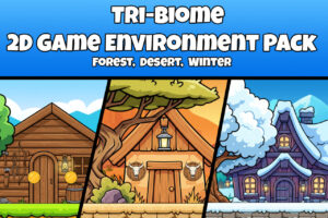 Tri Biome 2D Game Environment Pack   2D Environments   Unity Asset Store