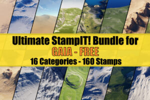 Ultimate StampIT  Bundle for GAIA   FREE Terrain Heightmaps   3D Landscapes   Unity Asset Store