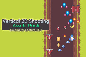 Vertical 2D Shooting Assets Pack   2D Characters   Unity Asset Store
