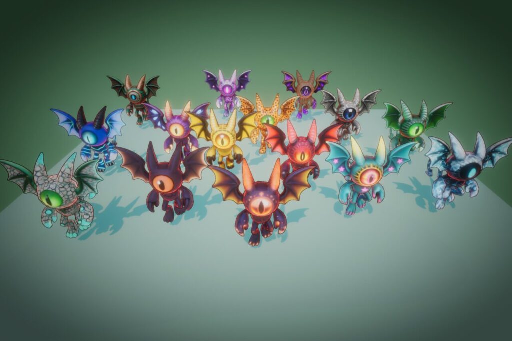 Whisper Watcher   Stylized Fantasy Monster  Rig   Animation   PixeliusVita   3D Creatures   Unity Asset Store