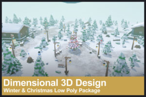Winter   Christmas Low Poly Package   3D Environments   Unity Asset Store